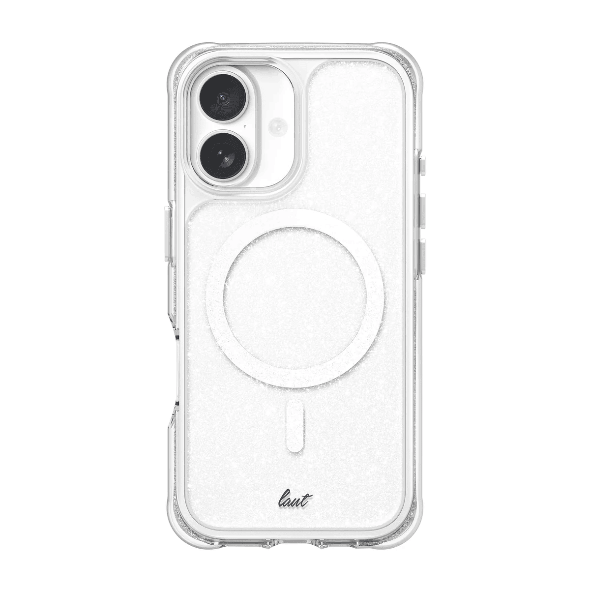 Laut AERO SPARKLE case for iPhone 17 - Crystal Silver