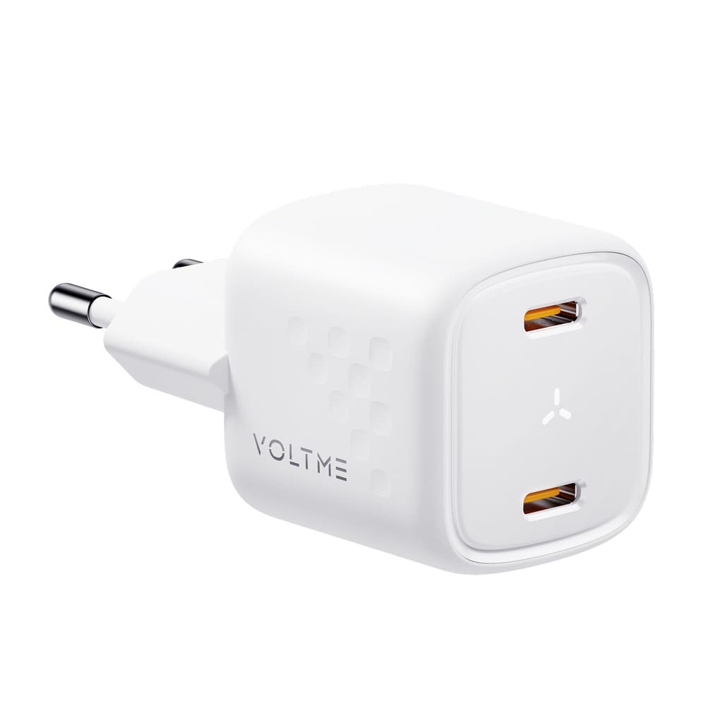 VOLTME Revo 30 Duo GaN Charger (C+C) - White EU
