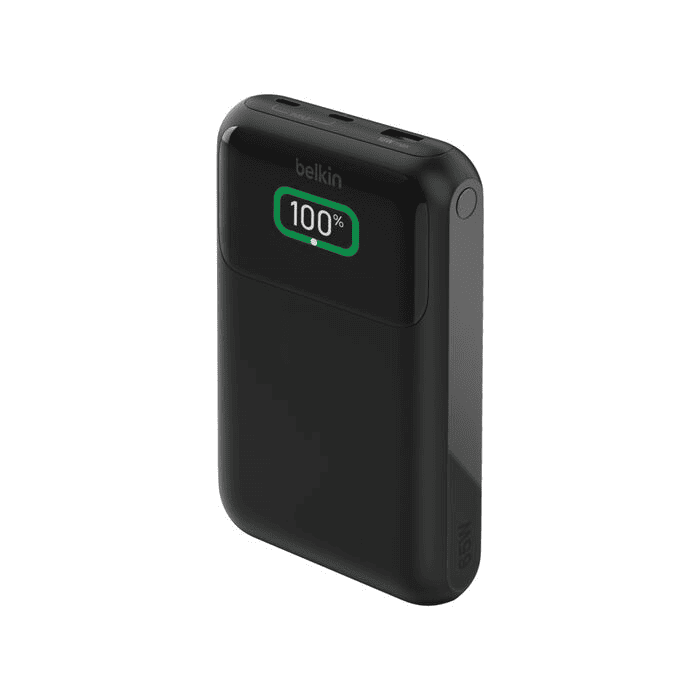 Belkin BoostCharge Pro 3-Port Laptop Power Bank 20K - Black