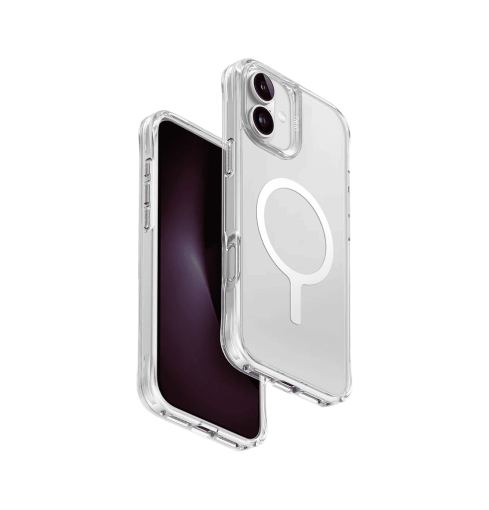 Uniq LifePro Xtreme Anti-Fingerprint Frosted Case for iPhone 16 Plus with Co-molded Durability - Dove ( Frost Clear )