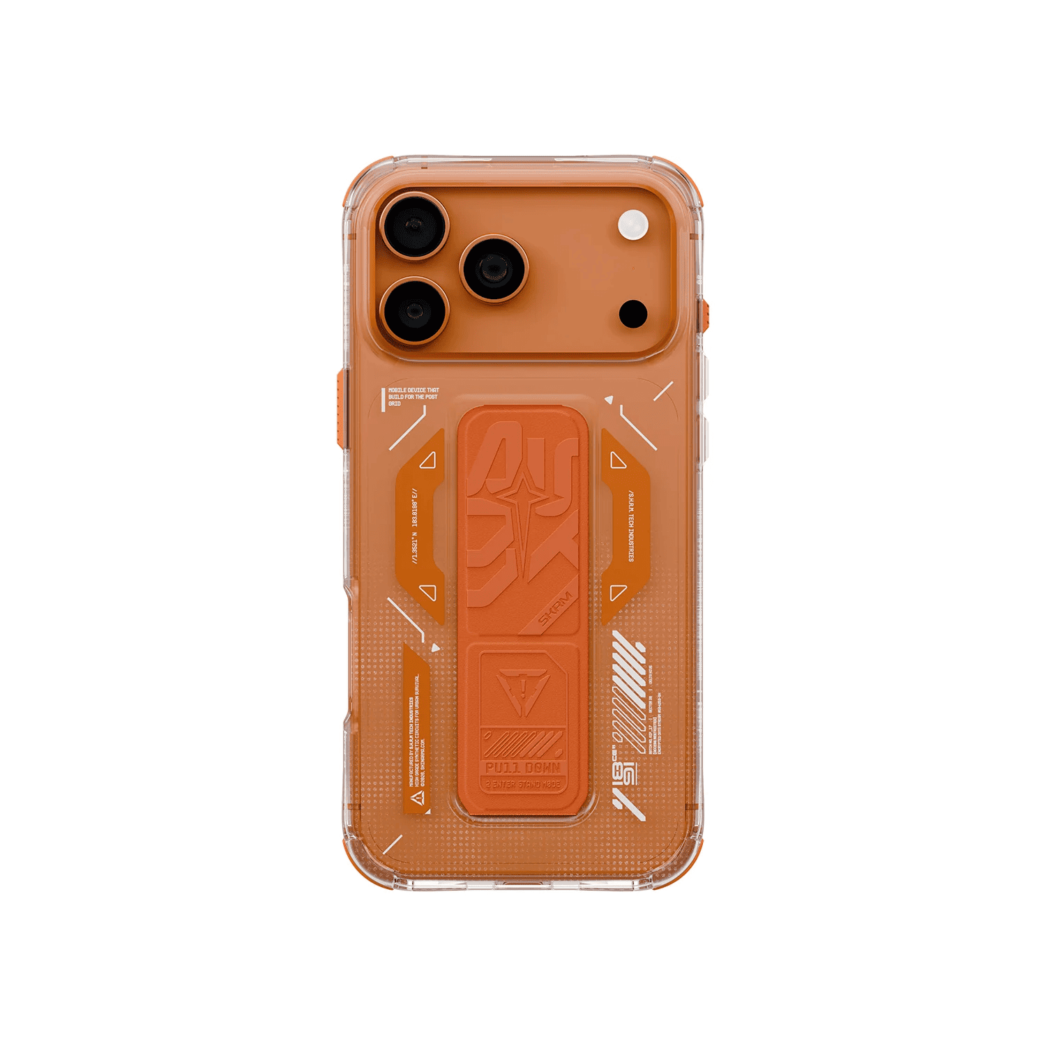 SKINARMA HELIO Mag-Charge iPhone 17 Pro Max with Grip-Stand - ORANGE