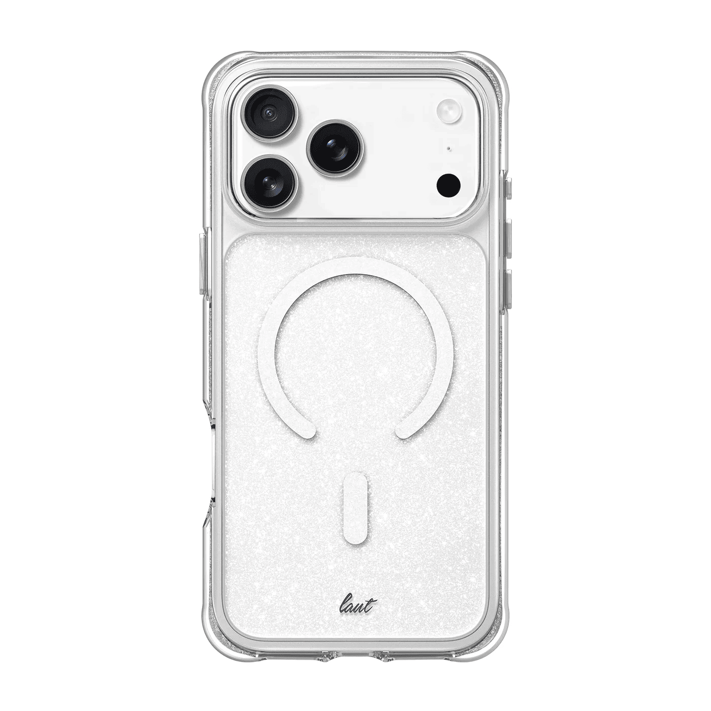 Laut AERO SPARKLE case for iPhone 17 Pro Max - Crystal Silver