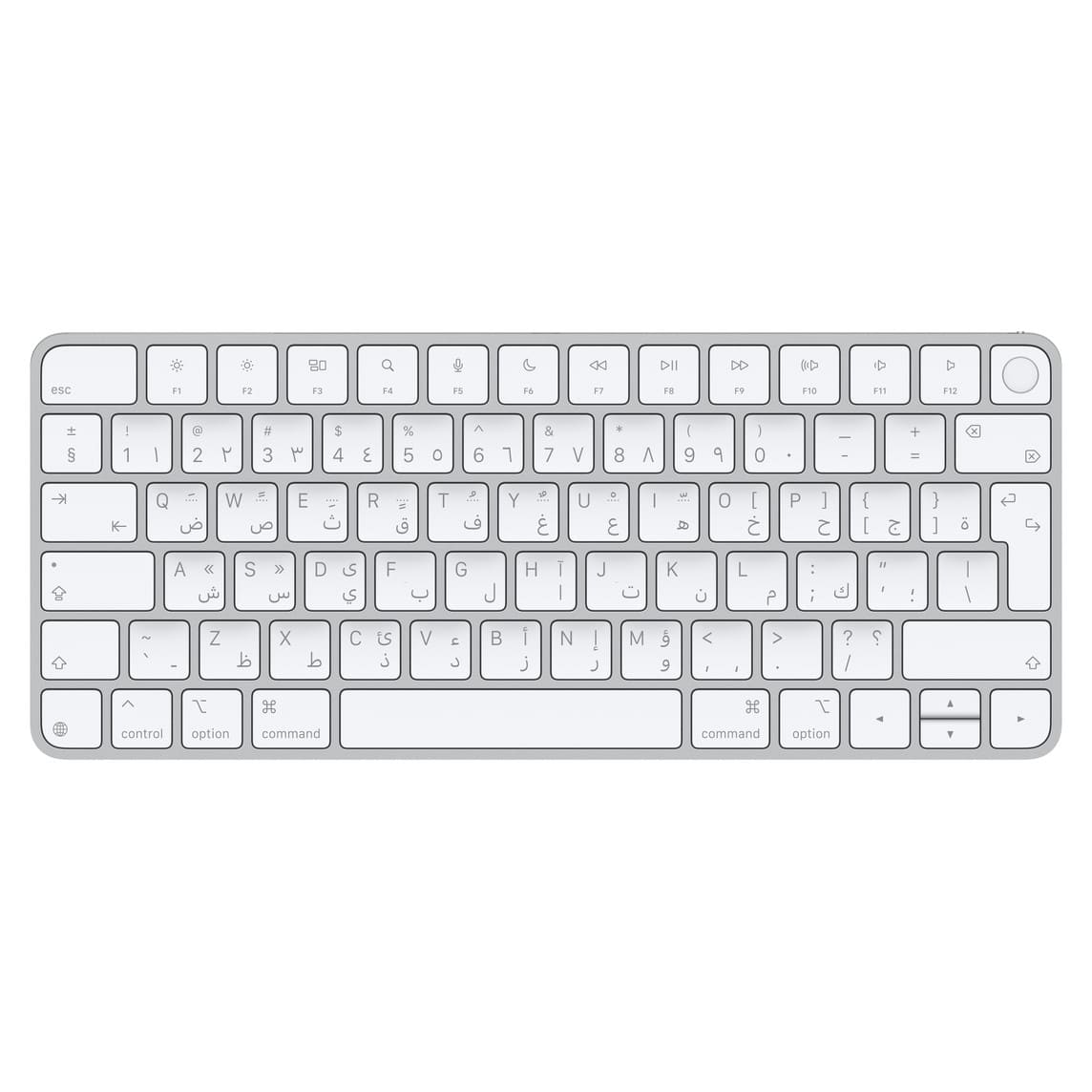 Apple Magic Keyboard with Touch ID for Mac models with Apple silicon (USB–C) - Arabic
