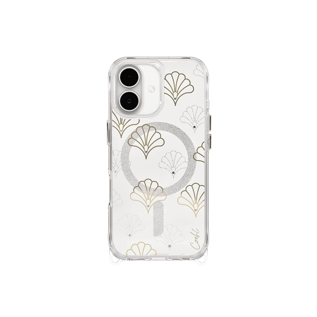 Uniq COEHL MARÉE iPhone 17 MagClick Magnetic Charging Compatible - Sparkling Sliver