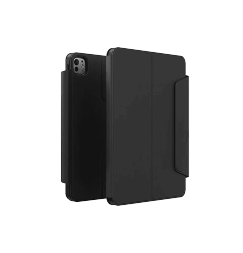 UNIQ ROVUS SNAPMOUNT MAGNETIC 360 ROTATING DETACHABLE CASE FOR IPAD PRO 13 (M4-M5) - DALLAS BLACK