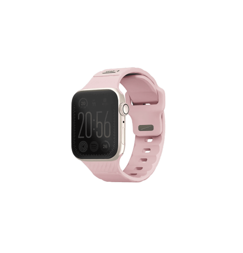 UNIQ STRIDE FKM RUBBER APPLE WATCH STRAP 42/41/40MM - PALE PINK