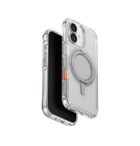 Uniq Swivix 360 Rotating Kickstand Case for iPhone 17 - Clear