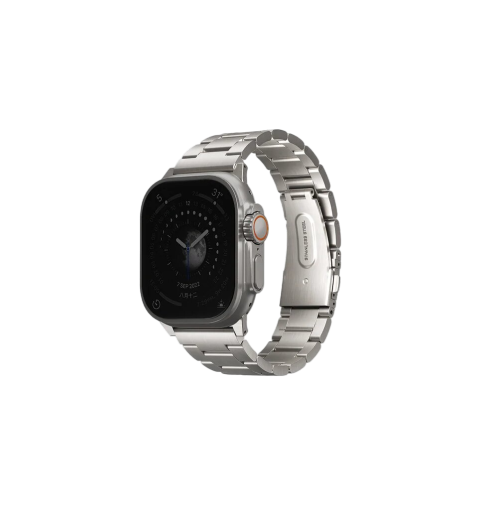 UNIQ OSTA APPLE WATCH STEEL STRAP WITH SELF-ADJUSTABLE LINKS 49/45/44/42MM