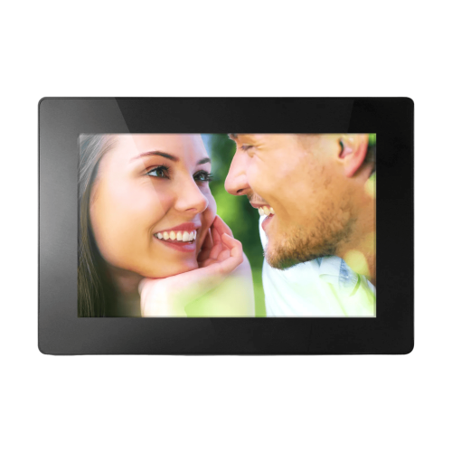 Aluratek WiFi Digital Photo Frame with Touchscreen IPS LCD Display and 32GB Built-in Memory 10 inch - Black