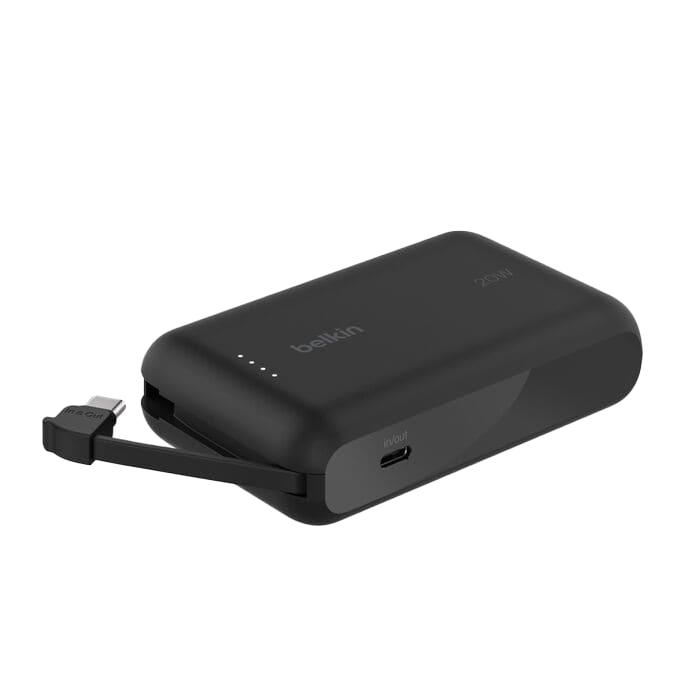 Belkin BoostCharge Power Bank 10K with Integrated Cable USB-C 20W