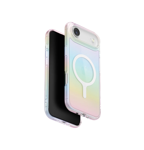Uniq Iridescia Holographic Protective Case with MagClick Compatibility for iPhone 17 Air