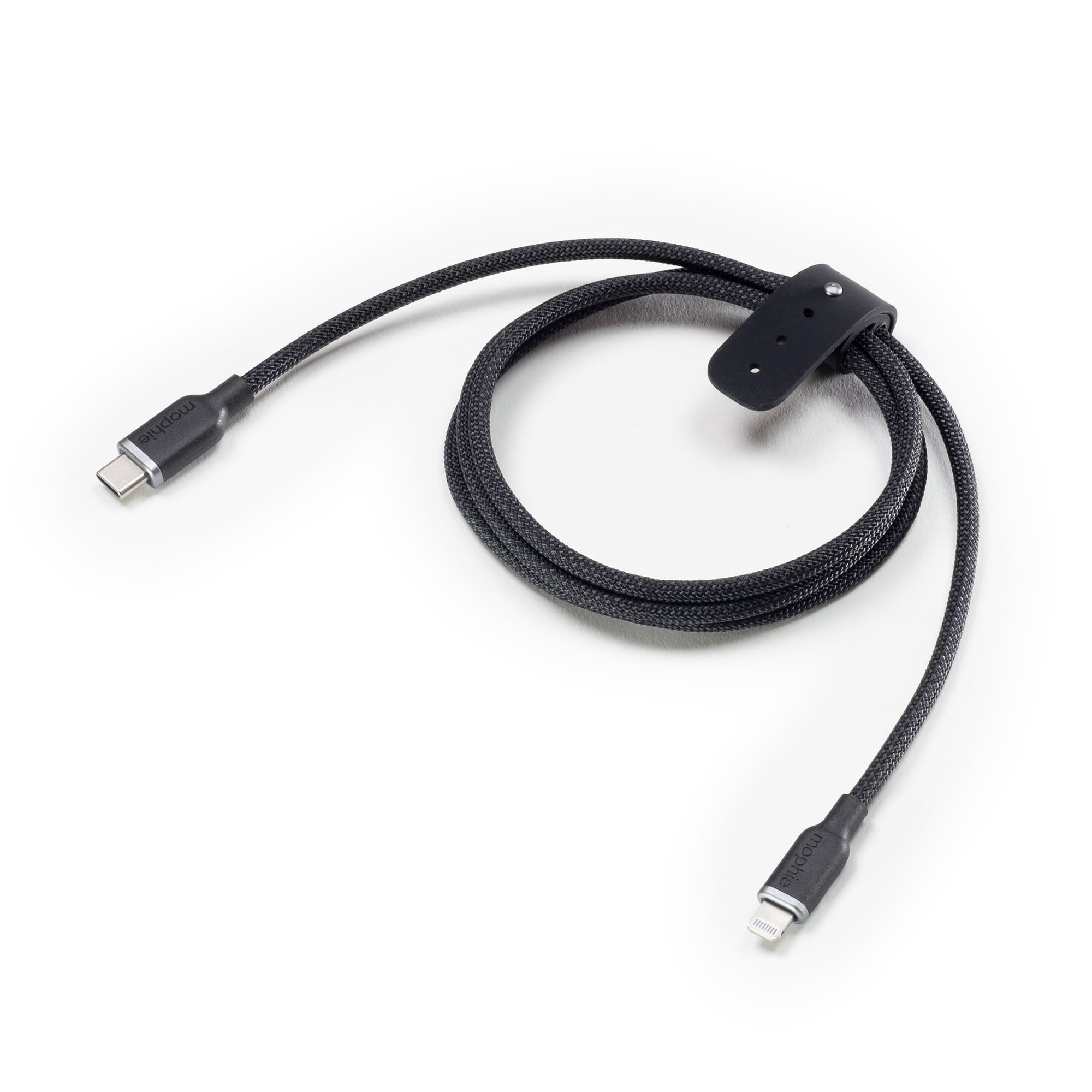 Mophie Charge Stream Braided USB-C to Lightning Cable 3m - Black