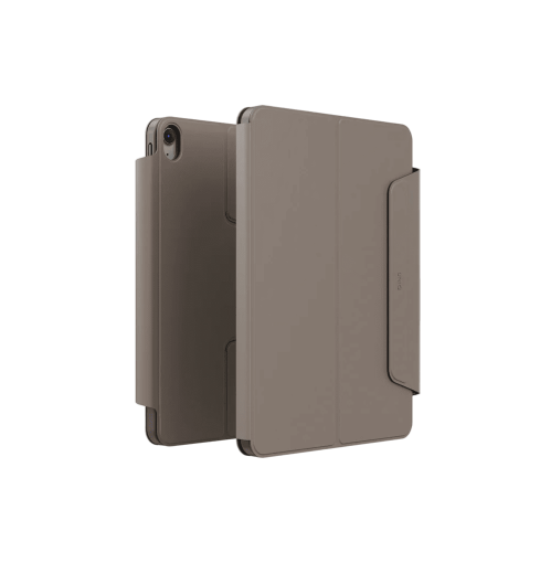 UNIQ ROVUS SNAPMOUNT MAGNETIC 360 ROTATING DETACHABLE CASE FOR IPAD AIR 11 (M2-M3) - FLINT GREY