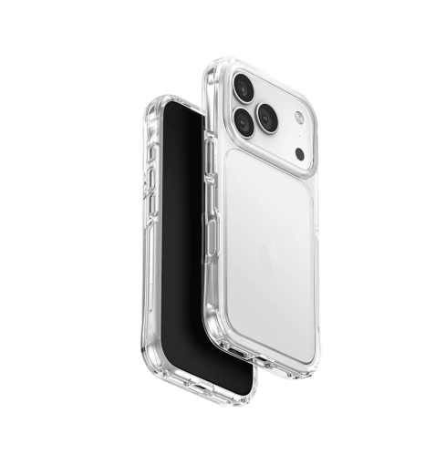 Uniq LifePro Xtreme True Clarity Slim Hybrid Case with Curved AirLite Corners for iPhone 17 Pro - Crystal Clear