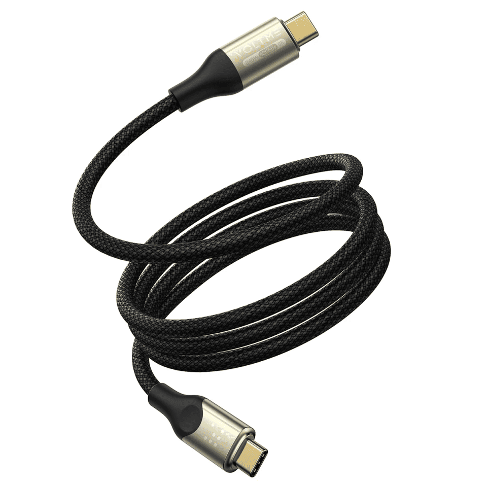 VOLTME PowerLink UTRON USB4.0 USB-C to USB-C Fast Charging Cable (1.2M)