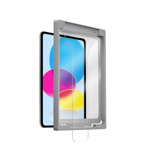 UNIQ OPTIX CLEAR EXOFIT APPLICATOR IPAD (A16/10TH GEN) GLASS SCREEN PROTECTOR