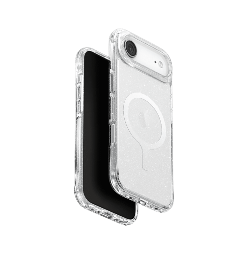 Uniq LifePro Xtreme Tinsel Slim Hybrid Protective Case with MagClick Compatibility for iPhone 17 Air - Tinsel Lucent