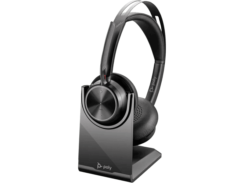 Poly VOYAGER FOCUS 2 UC M USB-A Stereo Bluetooth Headset w/stand