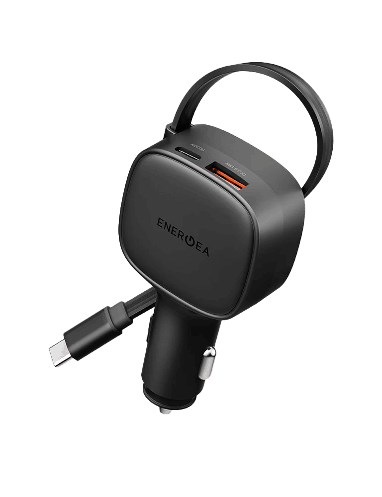 Energea ArcDrive 84 3-in-1 PD84W Car Charger - GUNMETAL