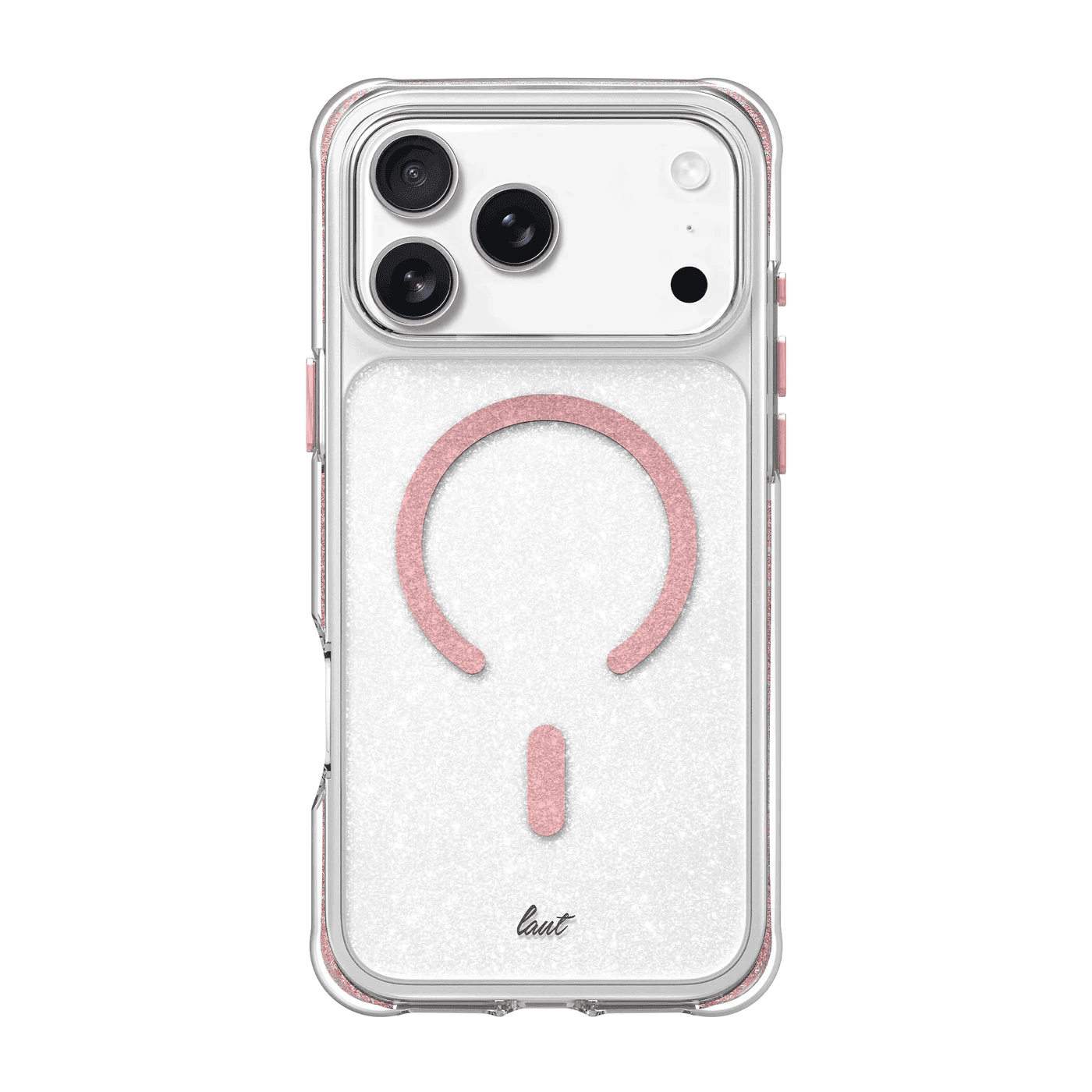 Laut AERO SPARKLE case for iPhone 17 Pro - Crystal Pink